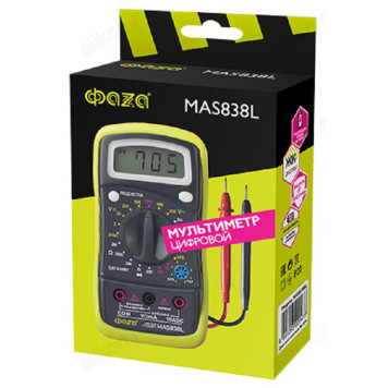 Мультиметр Фaza МAS838L-2