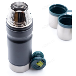 Термос металл FESSLE 5157 0,68 л+2чашки-12