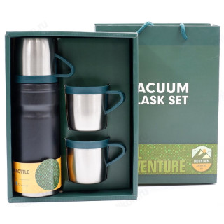 Термос металл FESSLE 5157 0,68 л+2чашки-7