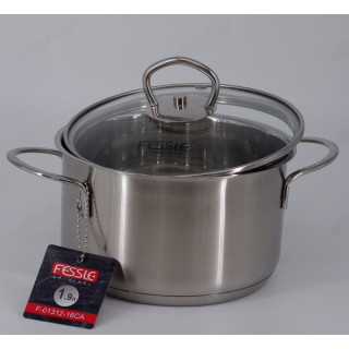 Кастрюля FESSLE 16см 1,9л F-01312-16 нерж-1
