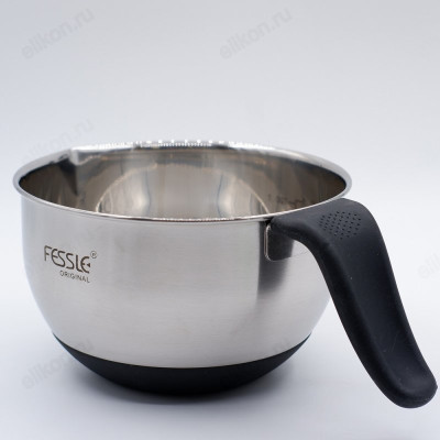 Миска металл FESSLE 24см с ручкой F-08209-24-1