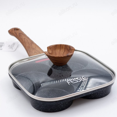 Сковорода для омлета FESSLE FE-JP3520 с крышкой 20см-5