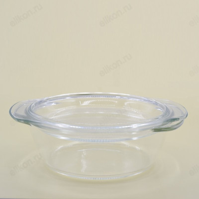 Кастрюля стекло для СВЧ 1,5л FE-SJB2 с крышкой-2