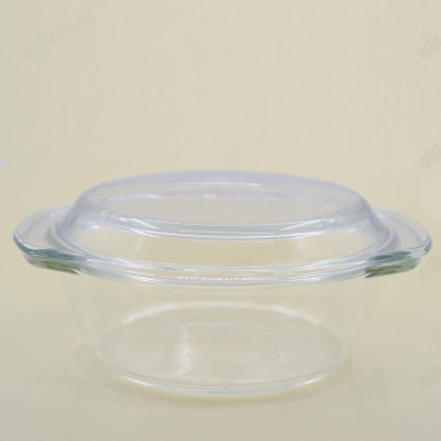 Кастрюля стекло для СВЧ 2л FE-SJB3 с крышкой-1