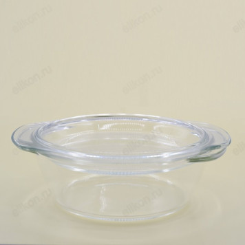 Кастрюля стекло для СВЧ 2л FE-SJB3 с крышкой-2