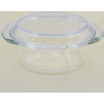 Кастрюля стекло для СВЧ 2л FE-SJB3 с крышкой