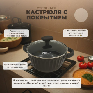 Кастрюля FESSLE 24 см F-NC324SF