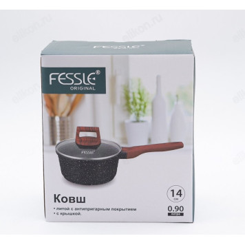 Ковш FESSLE 14см 0,9л F-SP14GL с крышкой-1
