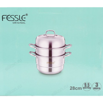Мантоварка стальная FESSLE 28см 9,5л ZG001-28-2