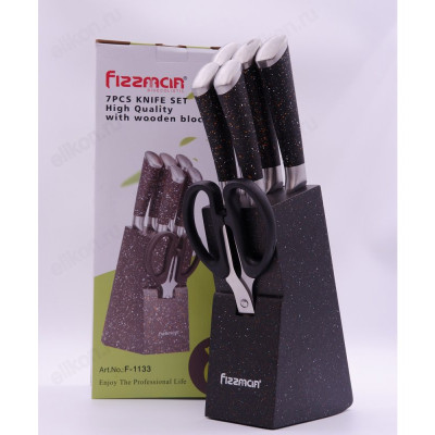 Набор ножей Fissman 1133 7шт с подставкой-1
