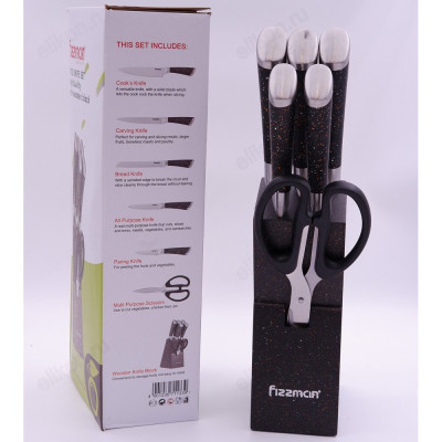 Набор ножей Fissman 1133 7шт с подставкой-3