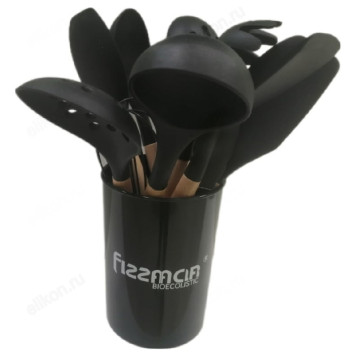 Набор кухонный силикон Fissman FM-031 12пр дер.руч