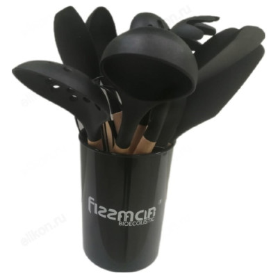 Набор кухонный силикон Fissman FM-031 12пр дер.руч