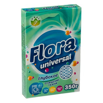 Стиральный порошок ФЛОРА универсальный, 350гр