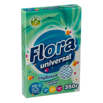 Стиральный порошок ФЛОРА универсальный, 350гр
