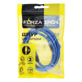 Кабель USB - 8pin 1м 2А FORZA 443-009 премиум, пластик
