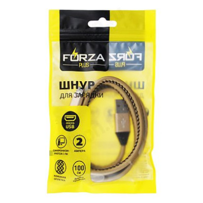 Кабель USB - micro USB 1м 2А FORZA 443-010