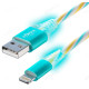 Кабель USB - ip 1м 1.5А FORZA Конфетти 443-037