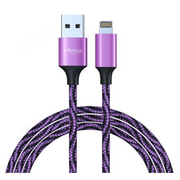 Кабель USB - ip 1м 1.5А FORZA Серпантин 470-32