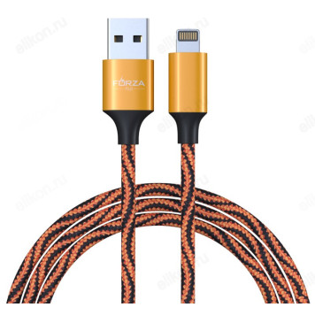Кабель USB - ip 1м 1.5А FORZA Серпантин 470-32-4