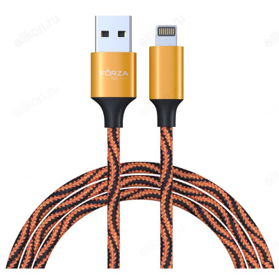 Кабель USB - ip 1м 1.5А FORZA Серпантин 470-32-4