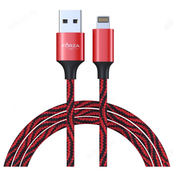 Кабель USB - ip 1м 1.5А FORZA Серпантин 470-32-6