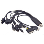 Кабель USB - 10в1 24см FORZA 916-005 универсальный