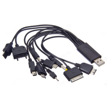 Кабель USB 10в1 Универсальный FORZA 916-005 1,24см