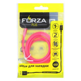 Кабель USB - micro USB 1м 2A FORZA Лето, прорезиненный