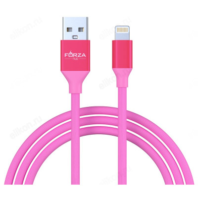 Кабель USB - ip 1м 2А FORZA Лето 916-064-4