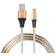 Кабель micro USB - USB 1м 2А FORZA 916-224 оплетка 