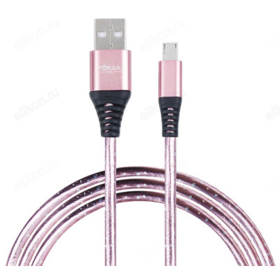 Кабель micro USB - USB 1м 2А FORZA 916-224 оплетка 
