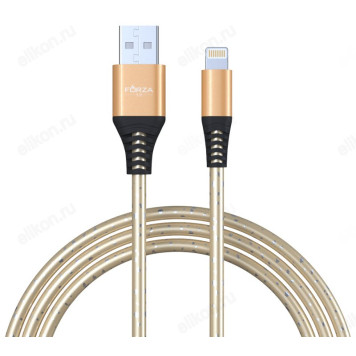 Кабель USB - ip 1м 2А FORZA Звездное небо 916-225-4