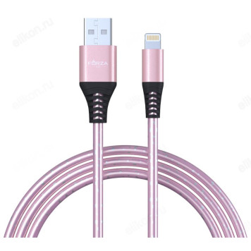 Кабель USB - ip 1м 2А FORZA Звездное небо 916-225-6