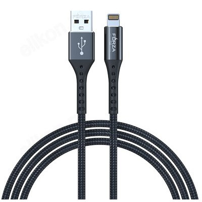 Кабель USB - ip 1м 2,4А FORZA Адреналин 931-011