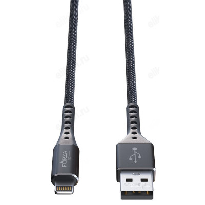 Кабель USB - ip 1м 2,4А FORZA Адреналин 931-011-5