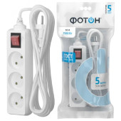 Удлинитель Фотон 10-53S 3гн/5м б/з +выкл Удлинитель Фотон 10-53S 3гн/5м б/з +выкл