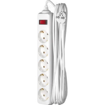 Фильтр сетевой ФОТОН SP 10-55ES 2500Вт 5м 5 розеток выкл-1