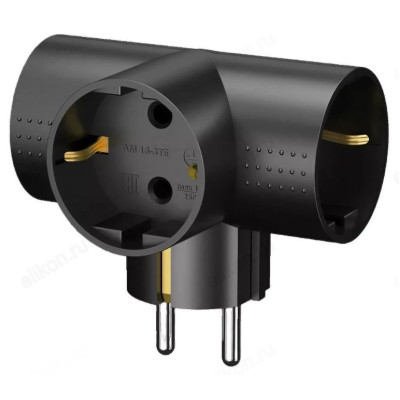 Тройник Фотон АМ 16-3ТЕ с/з черный