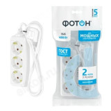 Удлинитель Фотон 16-23Е 3гн /2м с/з