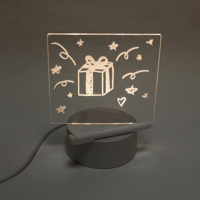 Ночник с маркером BRIGHT WORDS Funray-3