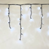 Гирлянда уличная Бахрома SIC-120W, 3.0*0.7м, 120 ламп, хол.бел, IP60, черн.шн.1.5м, СОЕД, Funray