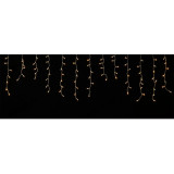 Гирлянда светодиодная «Бахрома» IC-120WW, 3.0*0.7м, 120LED,теп.бел., прозр.шнур 1,5м,контр, Funray