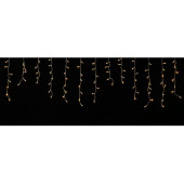 Гирлянда светодиодная «Бахрома» IC-72WW, 1.6*0.7м, 72 LED, тепл.бел., прозрачн. шнур 1,5м, Funray