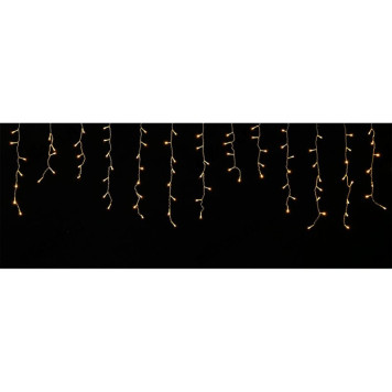 Гирлянда светодиодная «Бахрома» IC-72WW, 1.6*0.7м, 72 LED, тепл.бел., прозрачн. шнур 1,5м, Funray