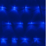 Гирлянда светодиодная Cетка ML-144B, 1.5*1.5м, 144 LED, синий,шнур 1,5м, Funray