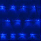 Гирлянда светодиодная Cетка ML-144B, 1.5*1.5м, 144 LED, синий,шнур 1,5м, Funray