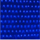 Гирлянда светодиодная Cетка ML-144B, 1.5*1.5м, 144 LED, синий,шнур 1,5м, Funray
