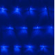Гирлянда светодиодная Cетка ML-144B, 1.5*1.5м, 144 LED, синий,шнур 1,5м, Funray