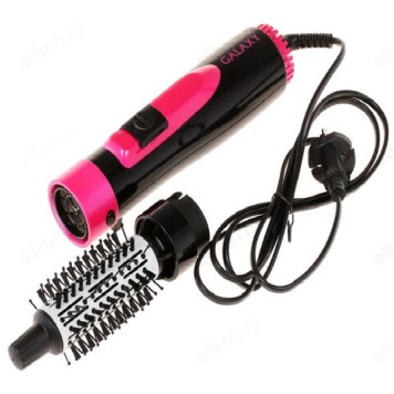 Фен-расческа Galaxy Line GL 4406 черный/розовый, 1200 Вт-2